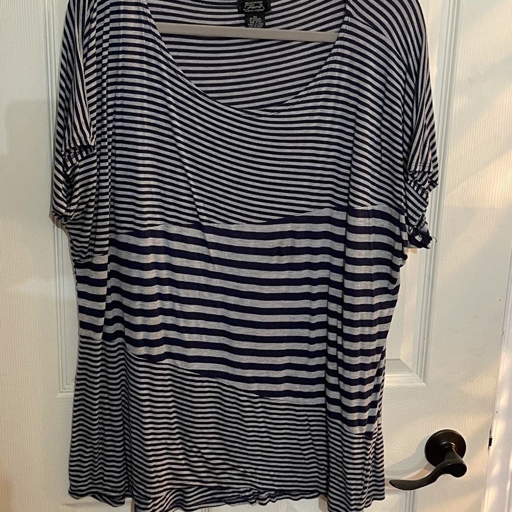 Stripes In 3 Directions Tee